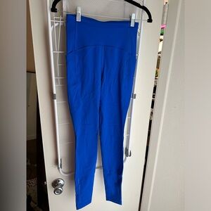 Blue workout leggings - long length
